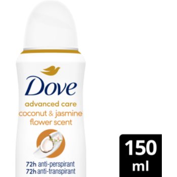 Dove Advanced Care Coconut & Jasmine Flower Scent antiperspirant spray - imagine 3